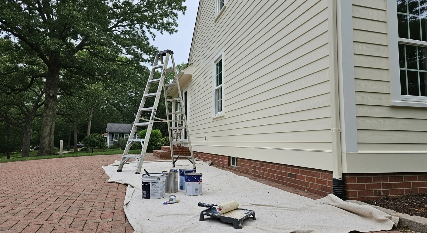 Professional interior and exterior painting work